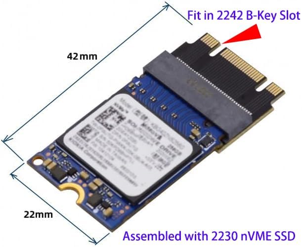 Amazon.com: Sintech NGFF 2230 to 2242 Extension Card,M.2 NVME M